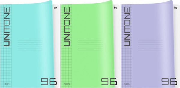 Изображение товара Тетрадь BG UniTone. Mix / Т4ск96_пл 57520 (96л)
