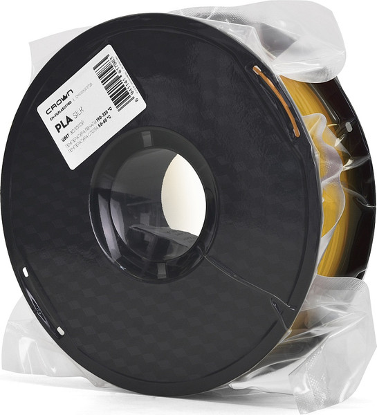 Изображение товара Пластик для 3D-печати Crown PLA Silk / CM-FILPLAS007Gd (1.75мм, 1кг, золотой)