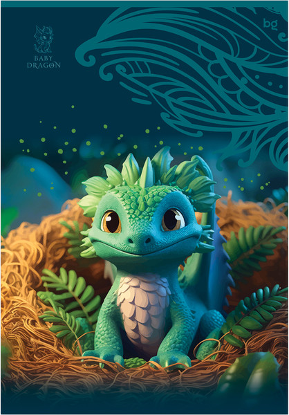 Изображение товара Тетрадь BG Baby Dragon / Т4ск96_лг 11917 (96л)