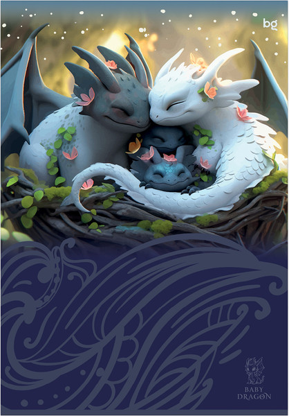 Изображение товара Тетрадь BG Baby Dragon / Т4ск96_лг 11917 (96л)