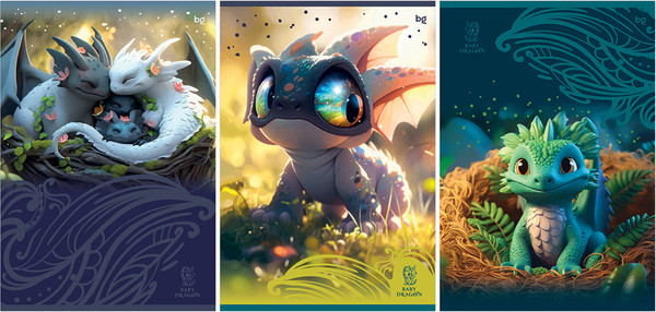 Изображение товара Тетрадь BG Baby Dragon / Т4ск96_лг 11917 (96л)