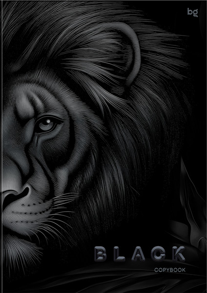 Изображение товара Тетрадь BG Just black / Т4ск96_лс_вл 08658 (96л)
