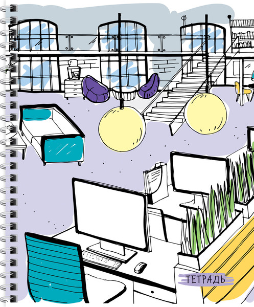 Изображение товара Тетрадь BG Офис / ТТ5гр96_лг 56711  (96л)