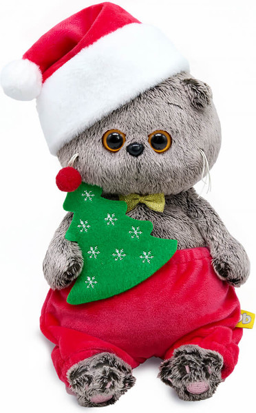 Изображение товара Мягкая игрушка Budi Basa Кот Басик Baby в новогоднем костюмчике / 10852064