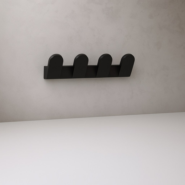 Изображение товара Набор аксессуаров для ванной и туалета Lauter 21TS3017 + 21TS3021 + 21TS3009 + 21TS3013 + 21TS3004 + 21TS3023 (Matt Black, 6 предметов)