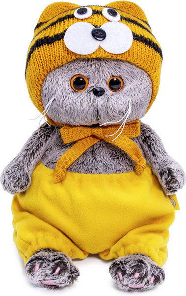 Изображение товара Мягкая игрушка Budi Basa Кот Басик Baby в шапке тигренка / 6776232