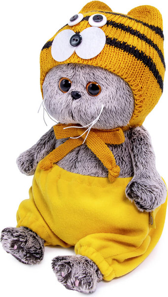 Изображение товара Мягкая игрушка Budi Basa Кот Басик Baby в шапке тигренка / 6776232