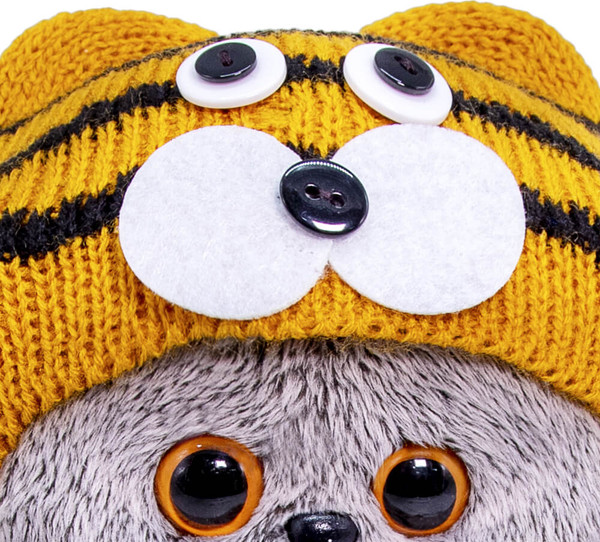 Изображение товара Мягкая игрушка Budi Basa Кот Басик Baby в шапке тигренка / 6776232