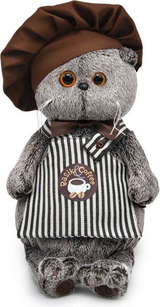 Изображение товара Мягкая игрушка Budi Basa Кот Басик-бариста / 2475915