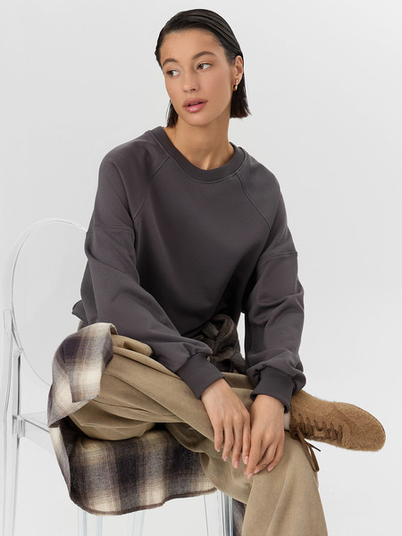 Изображение товара Свитшот Mark Formelle 122778/1 (р.164/170-96-102, сухой асфальт)