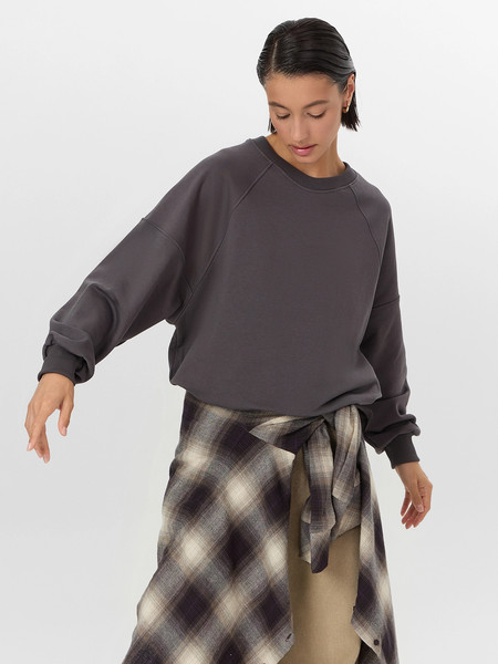 Изображение товара Свитшот Mark Formelle 122778/1 (р.164/170-96-102, сухой асфальт)