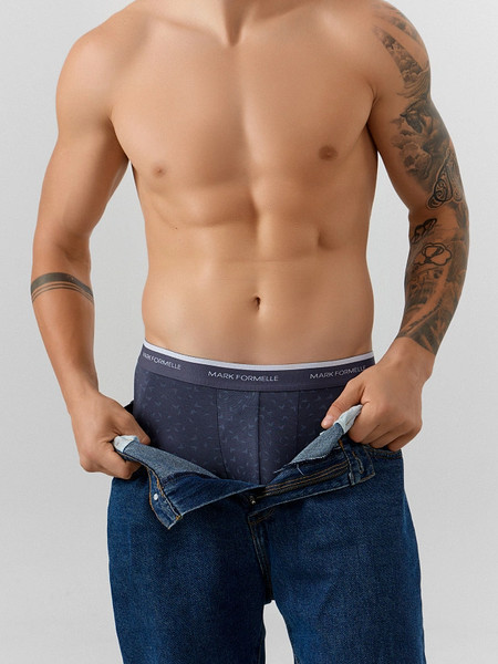 Изображение товара Трусы мужские Mark Formelle 411221 (р.94-104, рябь на грозе)
