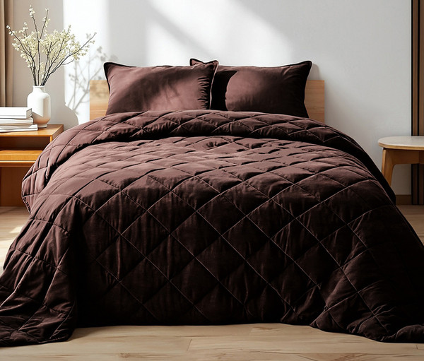 Изображение товара Покрывало Этель 10416638 (220х240, коричневый)