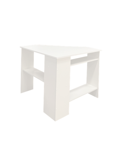 Изображение товара Письменный стол Поставымебель СКУ-01 1 90х90х74 (белый)