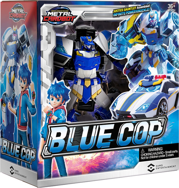 Изображение товара Робот-трансформер Metal Cardbot Блю Коп / 64305