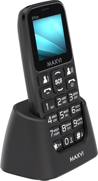 Изображение товара Мобильный телефон Maxvi B110ds (черный+ЗУ)