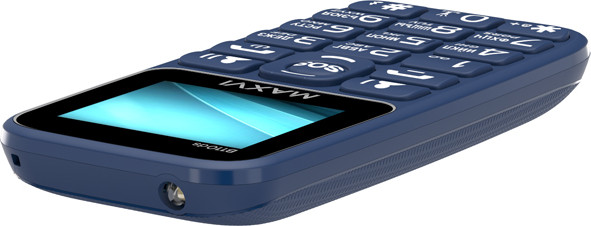 Изображение товара Мобильный телефон Maxvi B110ds (синий+ЗУ)