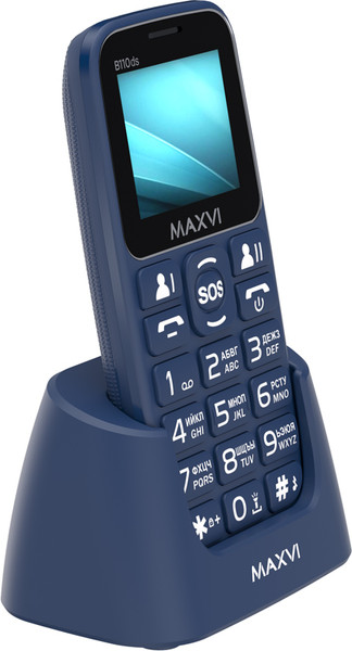 Изображение товара Мобильный телефон Maxvi B110ds (синий+ЗУ)