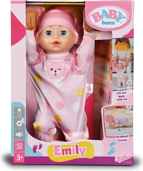 Изображение товара Пупс Baby Born Эмили. Ползающая / 68488