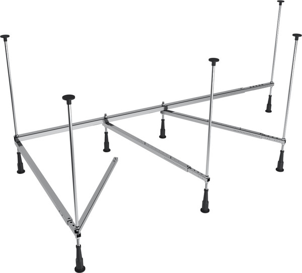 Изображение товара Ванна акриловая Lauter Valencia 140x95 / 2102140R (с каркасом и сифоном 21Y31010 хром)