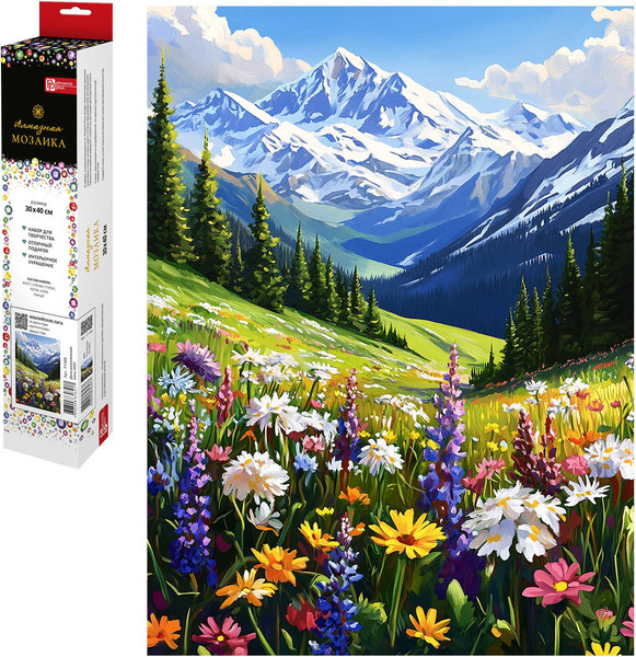 Изображение товара Набор алмазной вышивки Феникс+ Альпийские луга / 71368