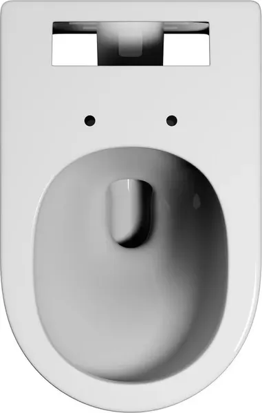 Изображение товара Унитаз подвесной Abber Bequem AC1126P (белый, с импульсным смывом)