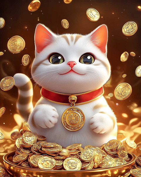 Изображение товара Набор алмазной вышивки Феникс+ Манеки Неко / 71384