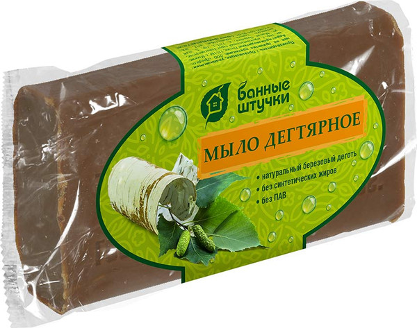 Изображение товара Мыло твердое Банные Штучки Дегтярное / 33675 (100г)