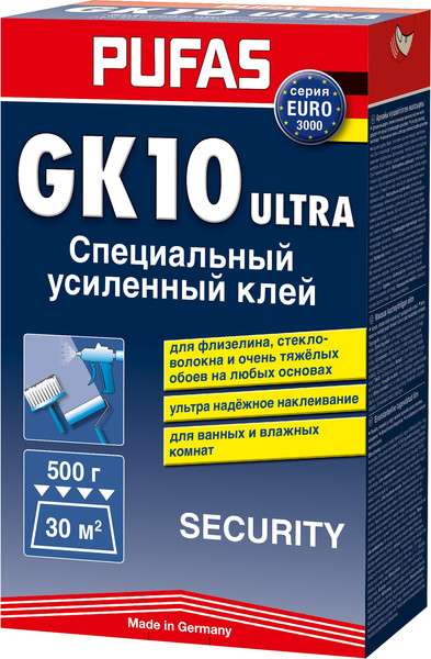 Изображение товара Клей Pufas Security GK 10 специальный усиленный (500г)