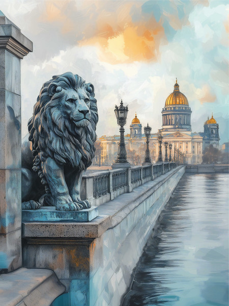 Изображение товара Набор алмазной вышивки Феникс+ Санкт-Петербург / 71409