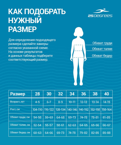 Изображение товара Купальник для плавания 25DEGREES Zina 25D21001J (р.40, черный)