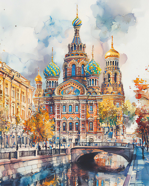 Изображение товара Набор алмазной вышивки Феникс+ Храм / 71421