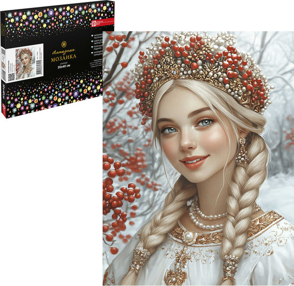 Изображение товара Набор алмазной вышивки Феникс+ Русская краса / 71442