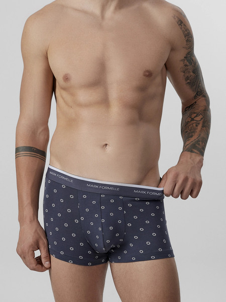 Изображение товара Комплект мужских трусов Mark Formelle 411124-3 (р.110-120, узор на грозе/на сером меланже/гроза)