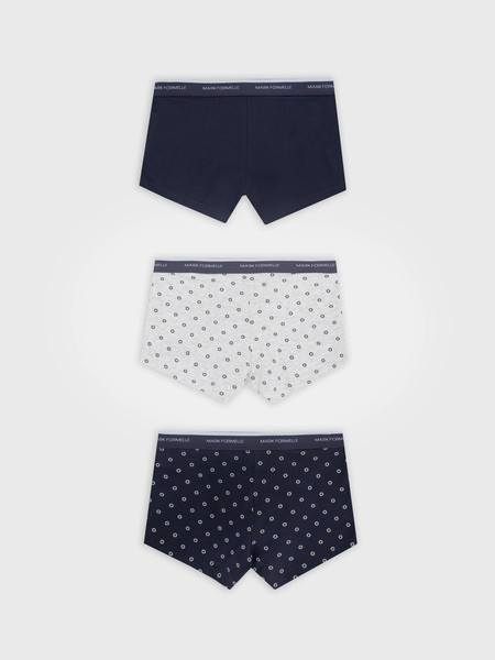 Изображение товара Комплект мужских трусов Mark Formelle 411124-3 (р.110-120, узор на грозе/на сером меланже/гроза)