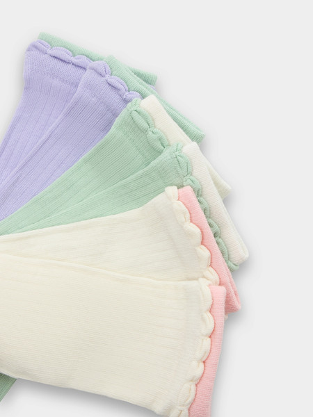 Изображение товара Носки детские Mark Formelle 430A-3166 (р.20, молочный/светлый эвкалипт/светлая лаванда)