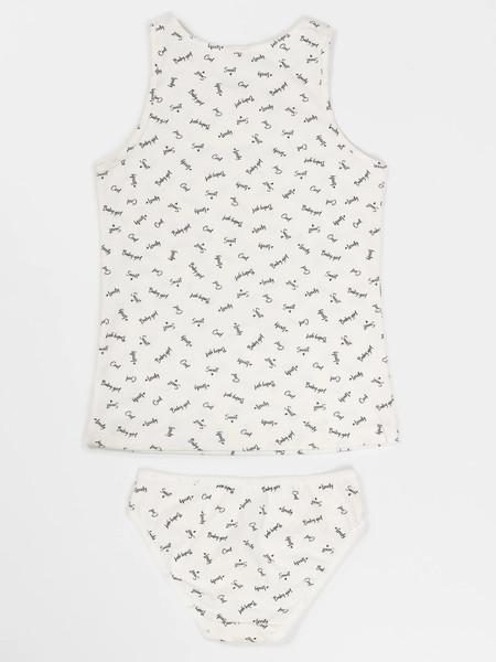 Изображение товара Комплект бельевой детский Mark Formelle 447006 (р.146-72, слова на светло-молочном)