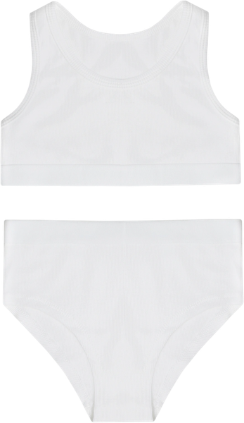 Изображение товара Комплект бельевой детский Mark Formelle 447703 (р.128-64, белый/декор)