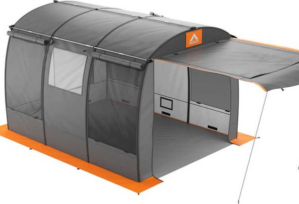 Изображение товара Палатка-баня MORZH Shelter (серо-оранжевый)