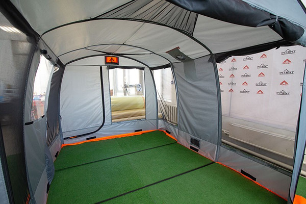 Изображение товара Палатка-баня MORZH Shelter (серо-оранжевый)