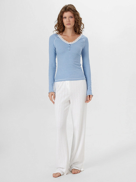 Изображение товара Кофта домашняя Mark Formelle 502527 (р.164/170-84-90, темно-голубой)
