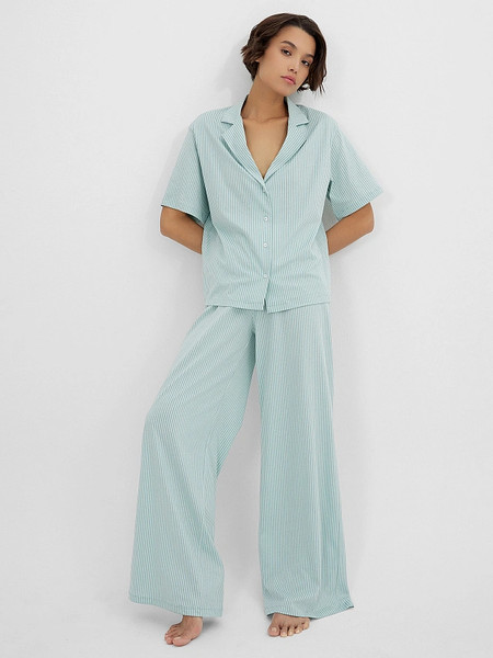 Изображение товара Пижама Mark Formelle 592554 (р.164/170-104-110, полоска на мяте)