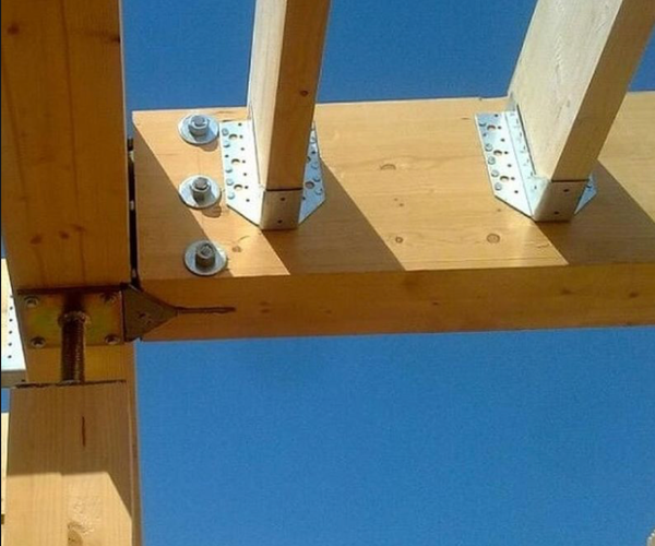 Изображение товара Опора бруса Daxmer Раскрытая OBR R 76х105х50 (10шт)