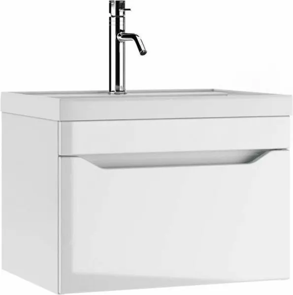 Изображение товара Тумба под умывальник ViMark Margo 60 с одним ящиком / 6960 (подвесная)