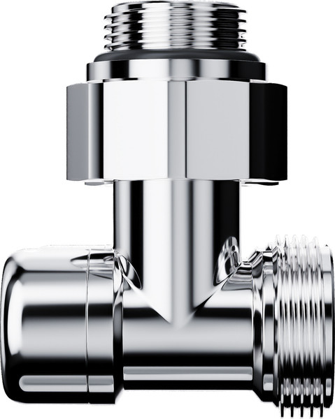 Изображение товара Узел подключения для радиатора Royal Thermo Design угловой 1/2"х3/4" EK / RANDU11234CH (хром)