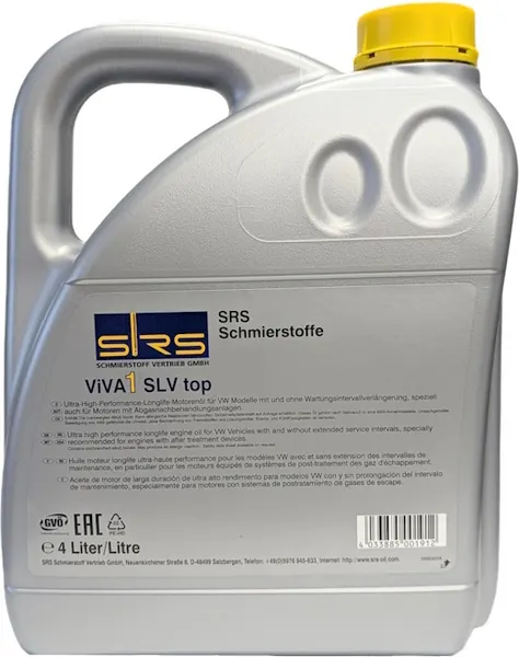 Изображение товара Моторное масло SRS Viva 1 SLV Top 5W-30 (4л)