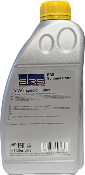 Изображение товара Моторное масло SRS Viva 1 special F Plus 5W-30 (1л)