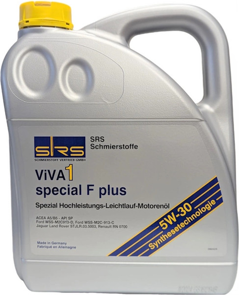Изображение товара Моторное масло SRS Viva 1 Special F Plus 5W-30 (4л)