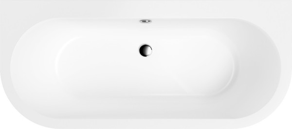 Изображение товара Ванна акриловая Lauter Imperia 170x75 / 21080075 (с каркасом, лицевым экраном и сифоном 21Y11021 матовый черный)