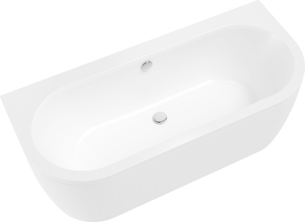 Изображение товара Ванна акриловая Lauter Imperia 170x75 / 21080075 (с каркасом, лицевым экраном и сифоном 21Y11021 матовый черный)